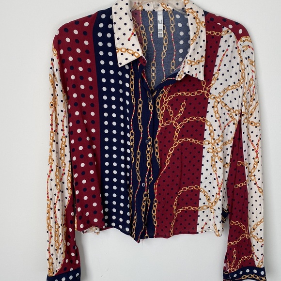 Zara chain print blouse - Picture 5 of 6